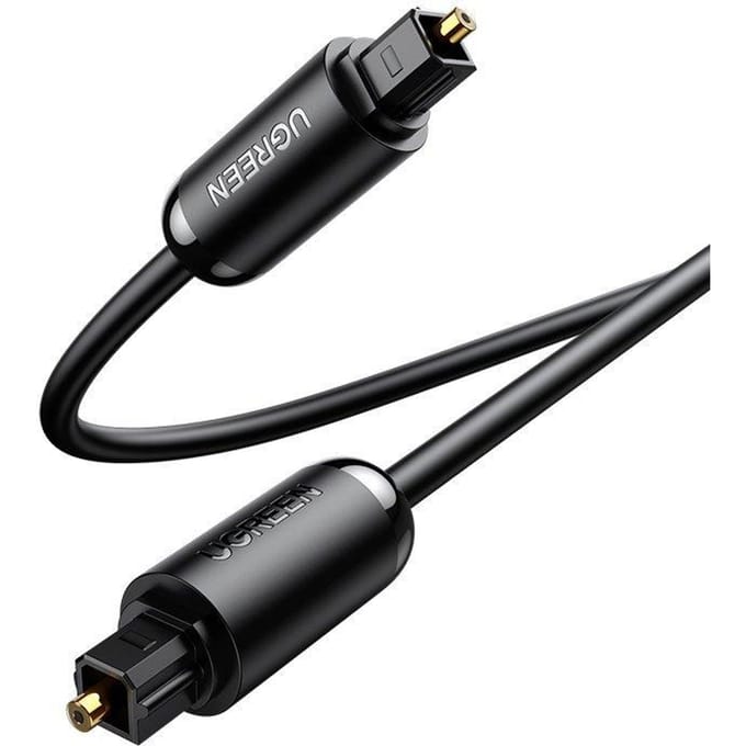Ugreen - optische - kabel audiokabel 1,5 m digitale glasvezel Toslink SPDIF grijs - (70891)