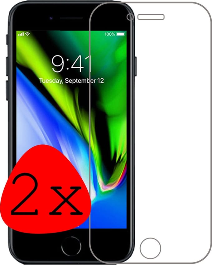 Screenprotector Geschikt voor iPhone 6 Screenprotector Tempered Glass - Screenprotector Geschikt voor iPhone 6 Beschermglas Screen Protector Glas - 2 Stuks