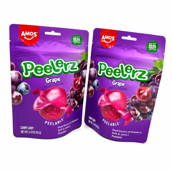 Amos Peelerz Grape Peel Party 2 Stuks