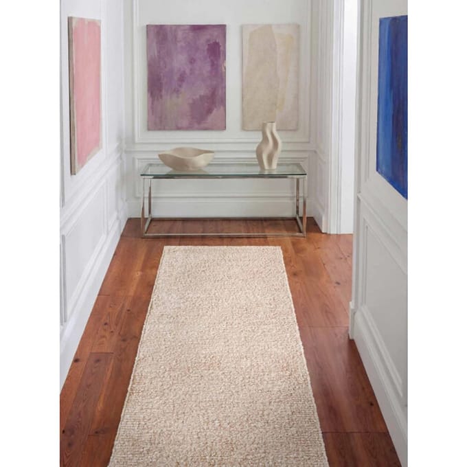 Ted Baker Ted baker notting hill soft polyester vloerkleed creme beige- 80x200 cm