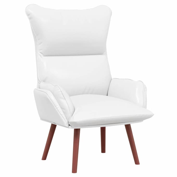 vidaXL - Fauteuil - Wit - 69 - x - 74 - x - 93 - cm - Kunstleer