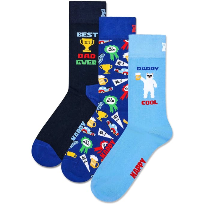Happy Socks - 3-Pack Dad Socks Gift Set - Heren - Sokken
