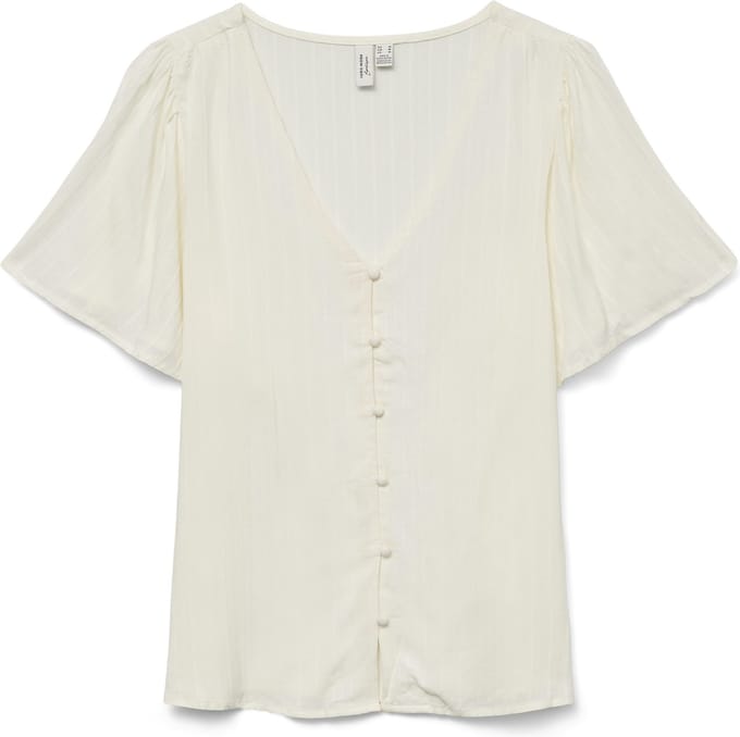 VERO MODA - VMCARRIE S/S V-NECK SHIRT WVN BTQ GA - Dames - Blouses