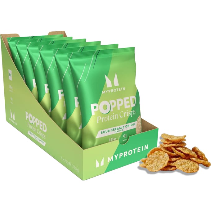 Gepofte eiwitchips - Sour Cream & Onion
