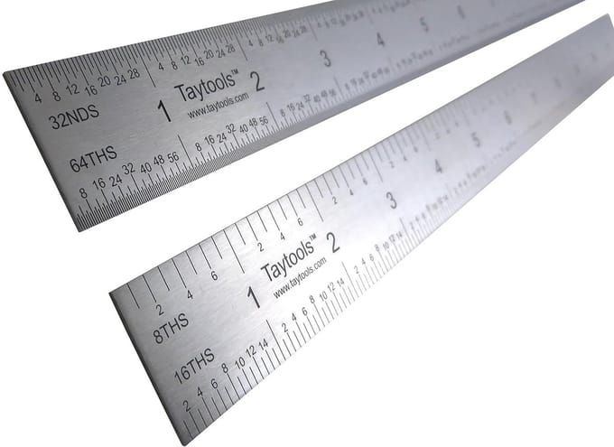 30 cm Precisie Machinist Liniaal van Gehard Veerstaal