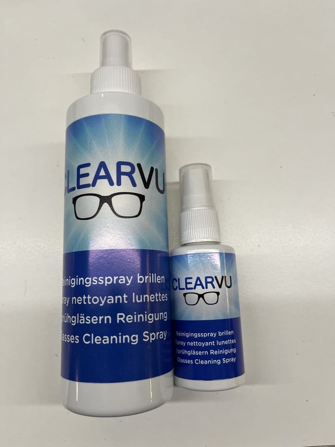 CLEARVU brillenspray 250ml+50ml
