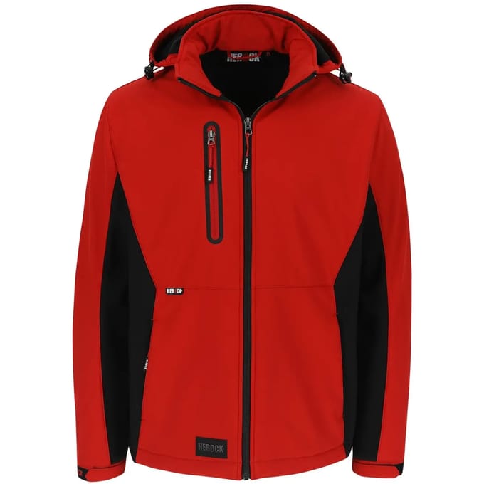 Herock Trystan Softshell Jas Rood / XL