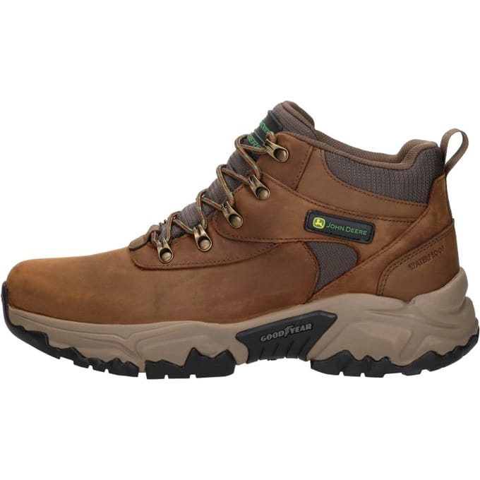 Skechers John Deere: Relaxed Fit Veterschoenen Hoog - donkerbruin - Maat 45