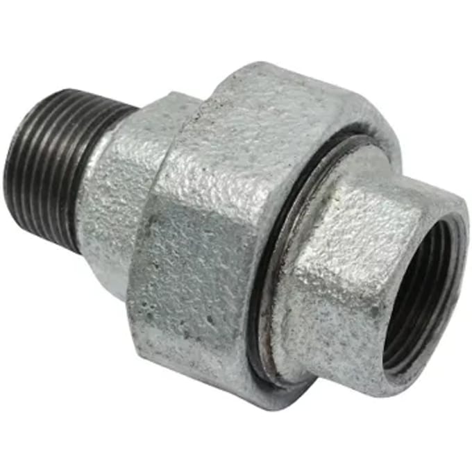 Sanivesk Galva Recht 3-delig Verloop 1/2"fx1/2"m