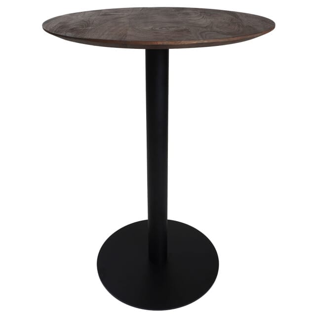Home67 Bartafel espresso mangohout rond ø70 cm