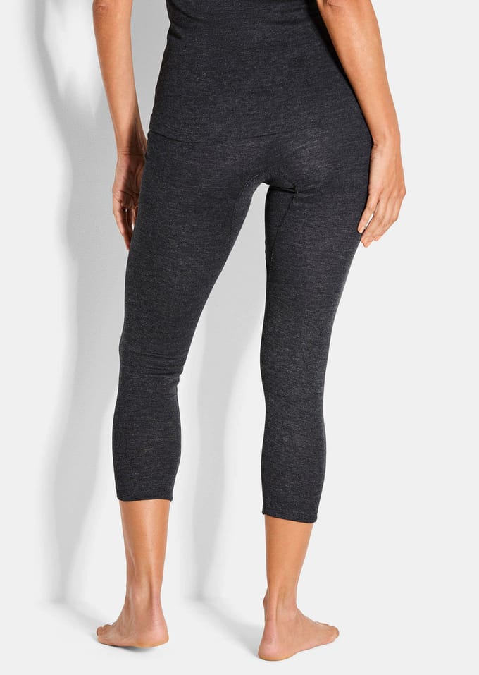 3/4-thermolegging - zwart / gemêl. - Gr. 42 van Goldner Fashion