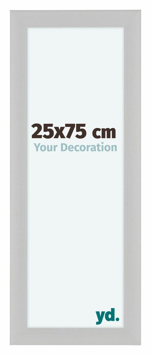 Your Decoration - Fotolijst 25x75 cm - MDF - Wit Houtnerf - Como