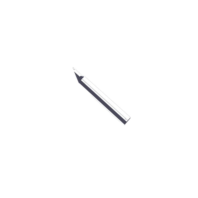 AEG rechterzijpaneel, wit, 519x808mm 140043274020