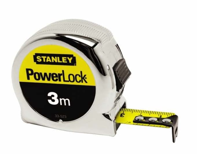 Stanley PowerLock - Rolmaat - 5m - 19mm - ABS Behuizing