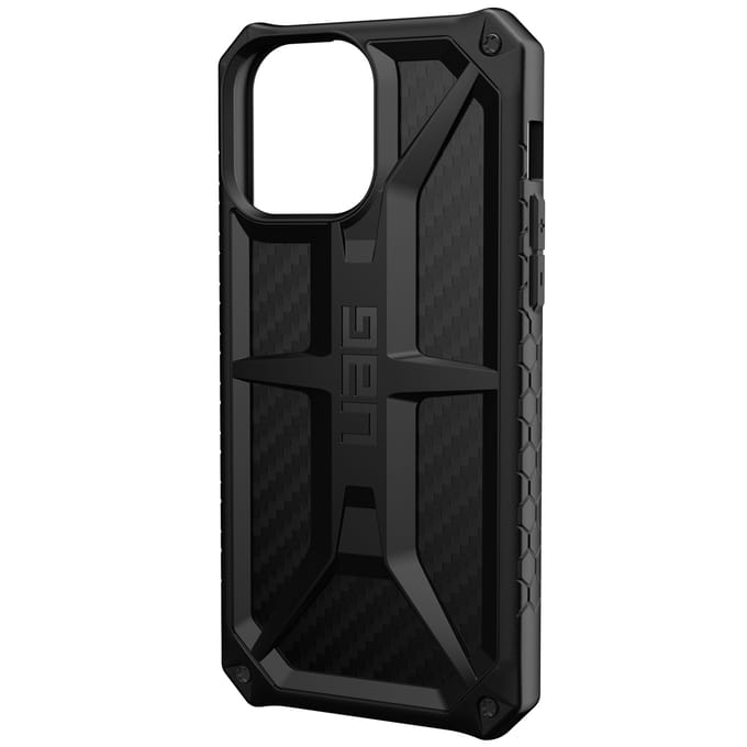 Urban Armor Gear Monarch Series iPhone 13 Pro Max Hoesje Carbon Fiber