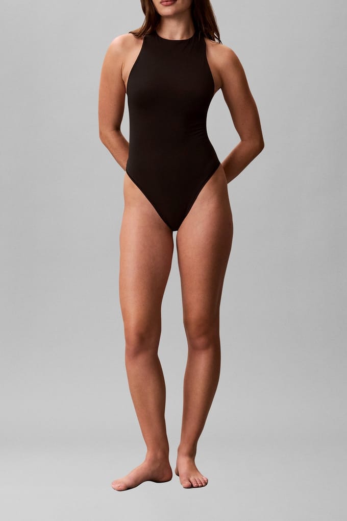 Calvin Klein Bodysuit Black Größe: M | Badeanzüge Outlet | Damen | Schwarz