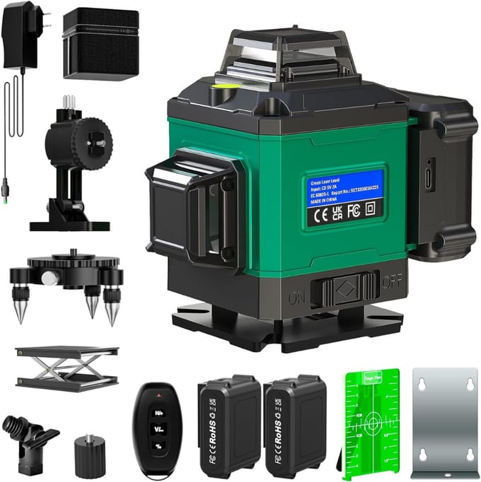 Swiphi® Kruislijnlaser - Bouwlaser - Laserwaterpas
