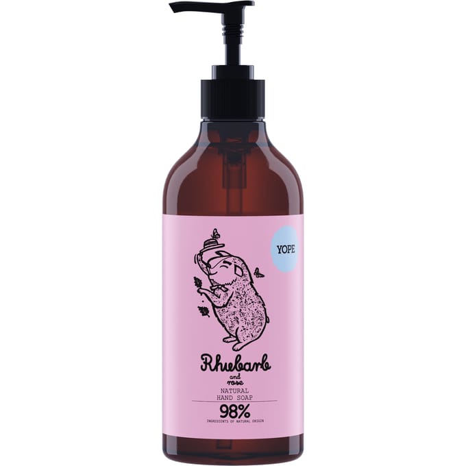 YOPE Hand Soap Rhubarb And Rose 500 ml