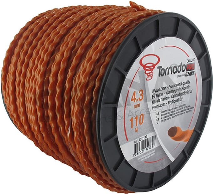 OZAKI TORNADO PRO ALUCUT - Spiraalvorm 4,3 mm x 110 m