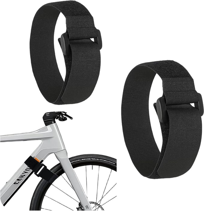 2x Fietsendrager Spanbanden met Antislip Siliconen Coating - Robuust en Krasvrij