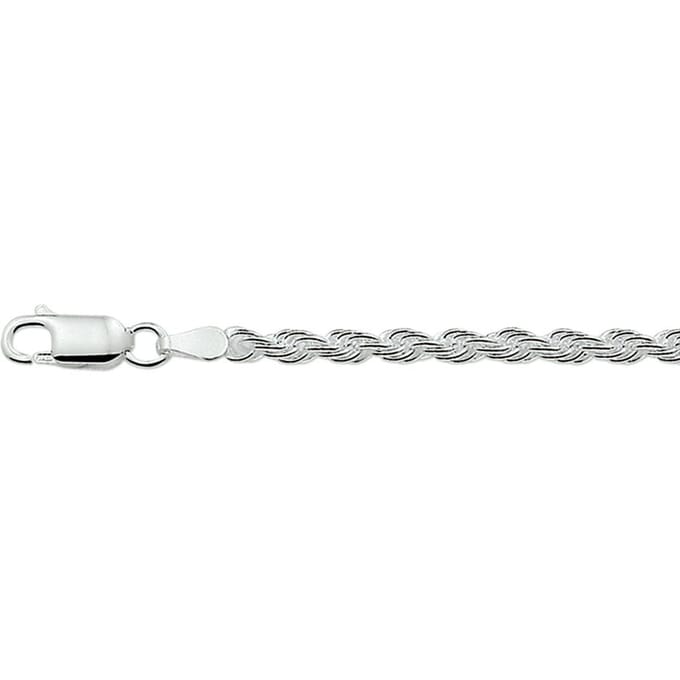 Zilveren Collier koord 3 1002178 45 cm