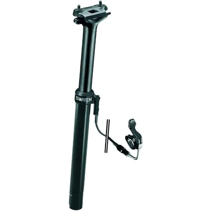 Switch Sw-09 105 Mm Dropper Zadelpen Zilver 285-390 mm / 27.2 mm