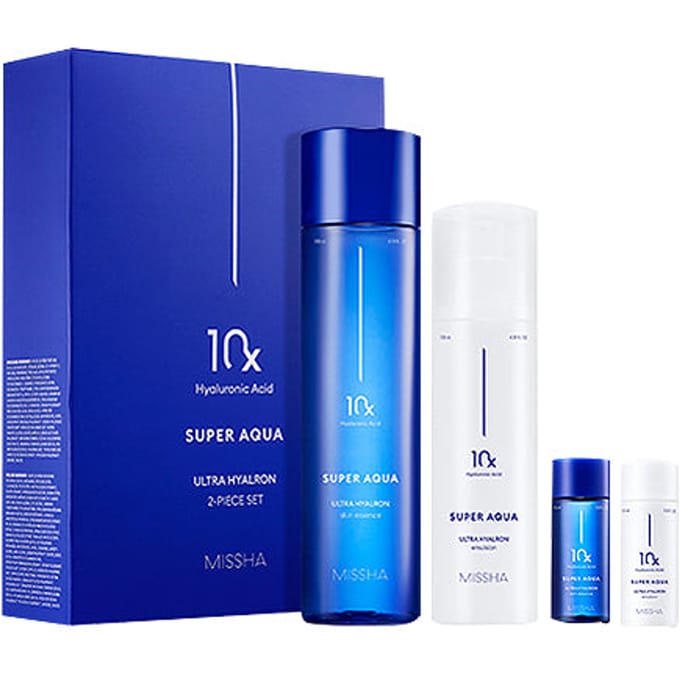 MISSHA Super Aqua Ultra Hyalron 2-delige set AUTHENTIEKE WINKEL blue