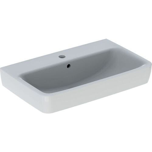 Geberit Renova Compact washbasin 65 cm with tap hole and overflow 501.714.00.1