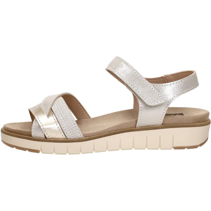 SUB55 Comfort Collection Romi 22 Sandalen Plat - goudkleur - Maat 40