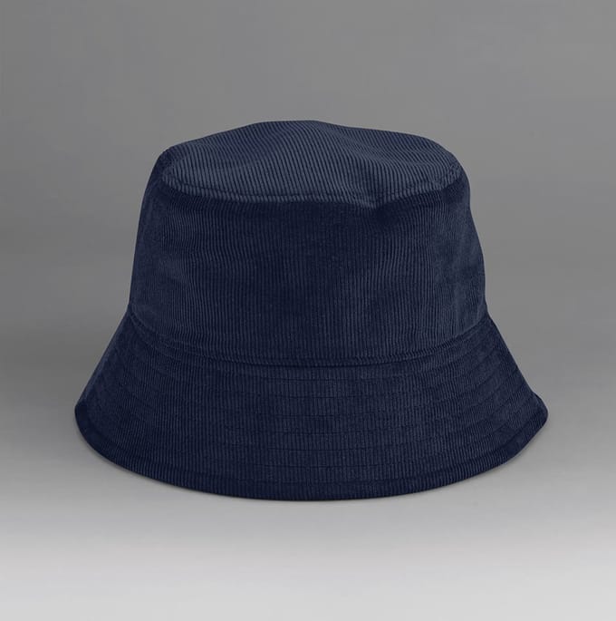 Bucket Hat/Bob van Ribstof/fluweel,Oxford Navy Blauw , maat S/M