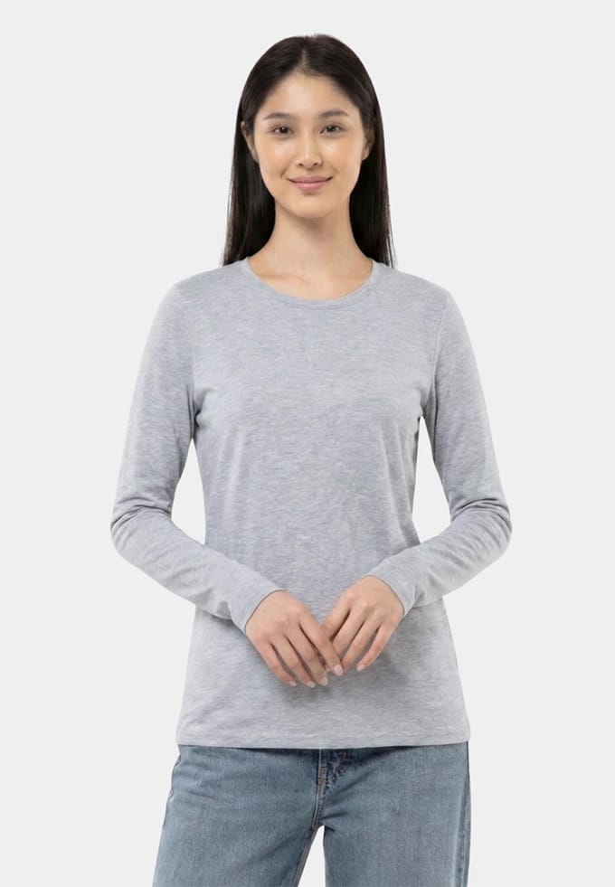 Premium Longsleeve GRIJS