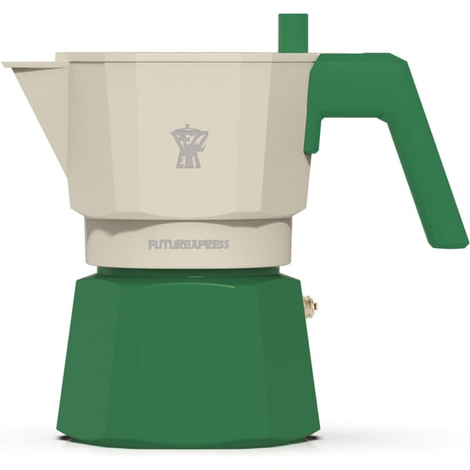 Cafetiere italienne - PEZZETTI - FUTUREXPRESS - Aluminium - 3 tasses - Vert
