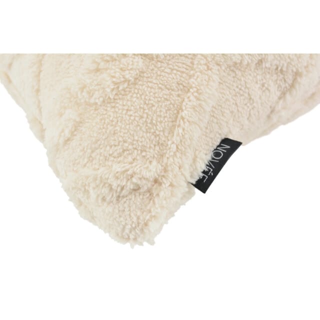 NOVÉE Furry cross crème | 45 x 45 cm | kussenhoes | polyester