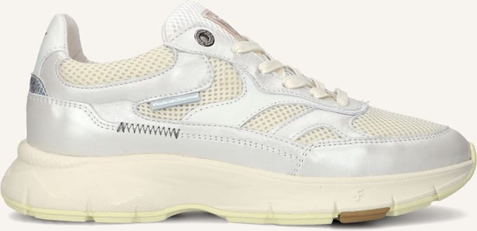 Floris Van Bommel Sfw-10133 Daysi Sneakers - Leer - Dames - Zilver - Maat 38,5