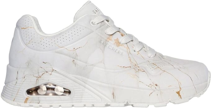 Skechers Uno - Marbel Marvel - Dames Sneakers - Wit