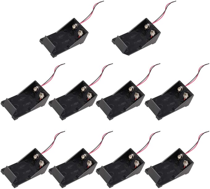 Dailygoody - Batterijhouder 9V - Plastic Opbergdoos - Gemakkelijk te