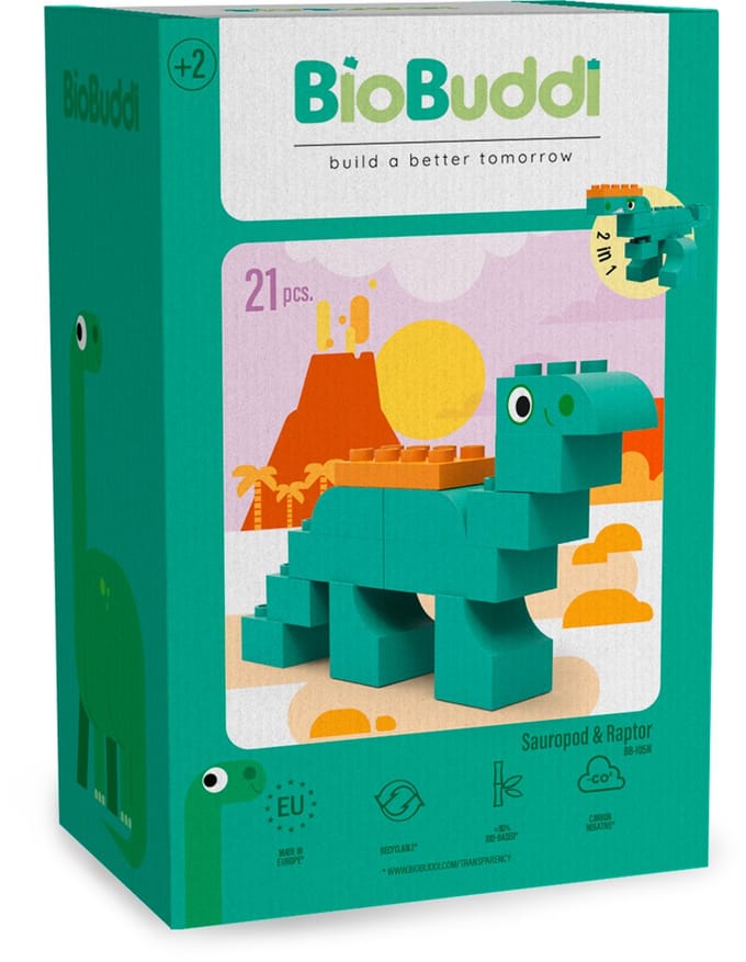 BioBuddi - Dinosaurus bouwblokken