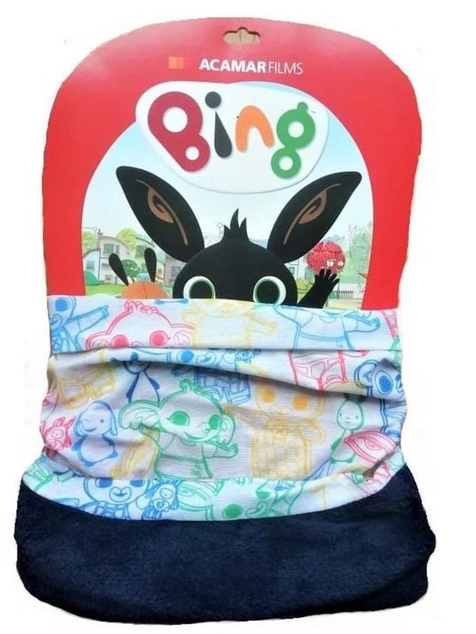 BING Kinder Sjaal - Komin van Fleece en Gebreid Materiaal