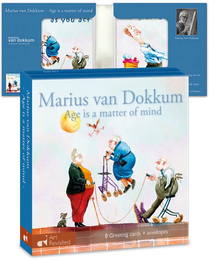 Kaartenmapje Marius van Dokkum - Age is a matter of mind