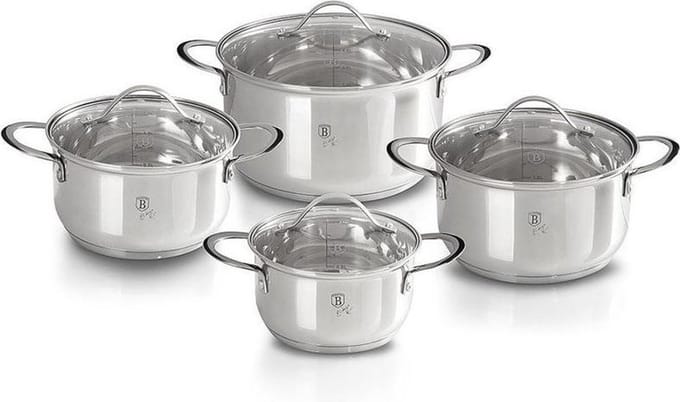 Berlinger Haus 6663 - 8 delige pannenset - Silver jewellery collection