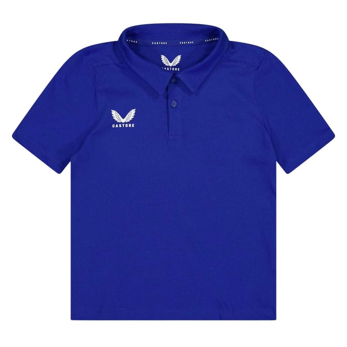 Castore Kinder/Kids Logo Poloshirt Met Korte Mouwen (Surfen op het web)