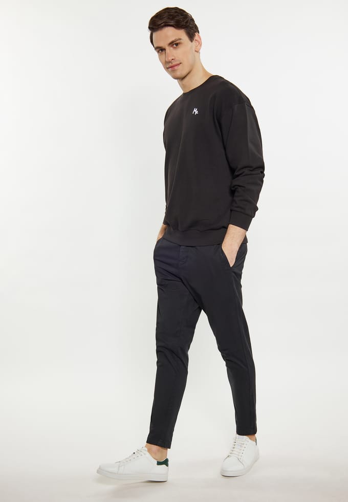 Mo Sweatshirt Heren zwart