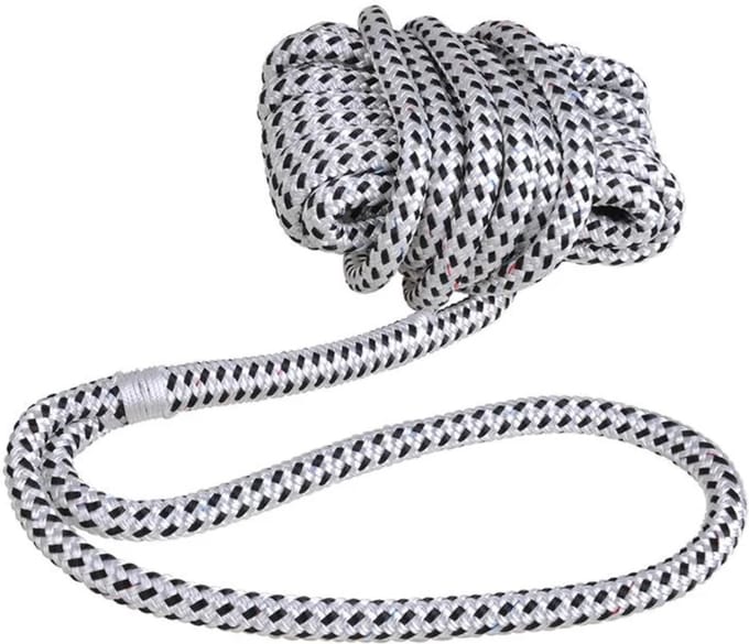 Taifun Landvast / Aanleglijn, 12mm, 8m, 2.500 daN, Wit / Zwart