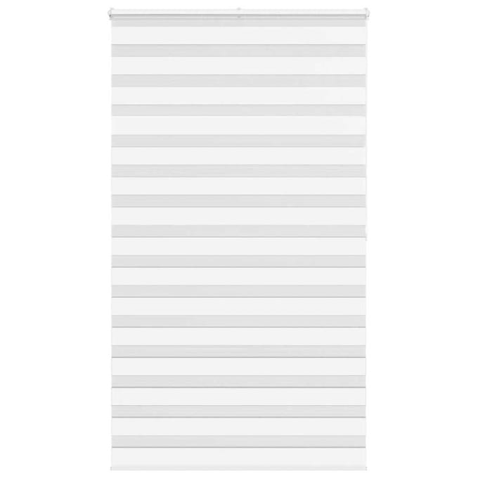 vidaXL - Zebra - rolgordijn - 120x200 - cm - stofbreedte - 115,9cm - polyester - wit