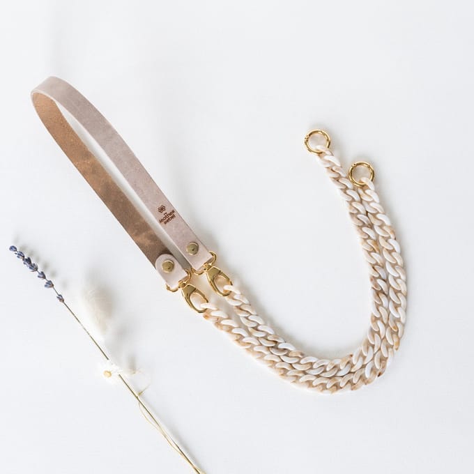 The Leather Rebel - Telefoonkoord - vintage beige - beige