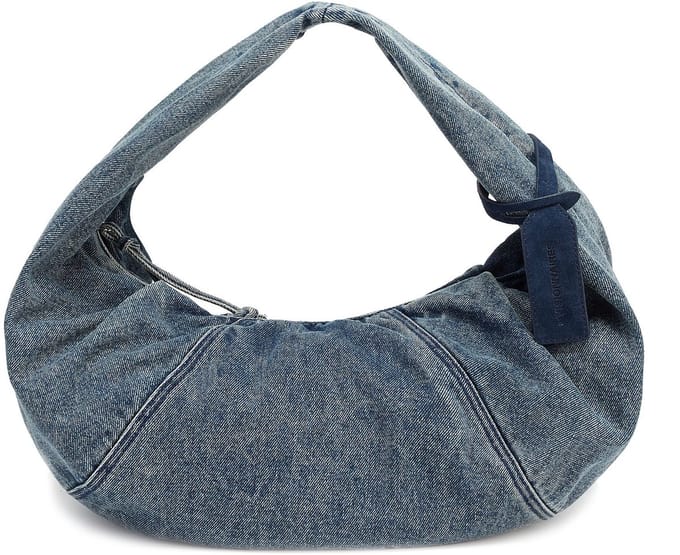 LES VISIONNAIRES Greta Essential Schoudertas 37 cm - Dames - washed denim