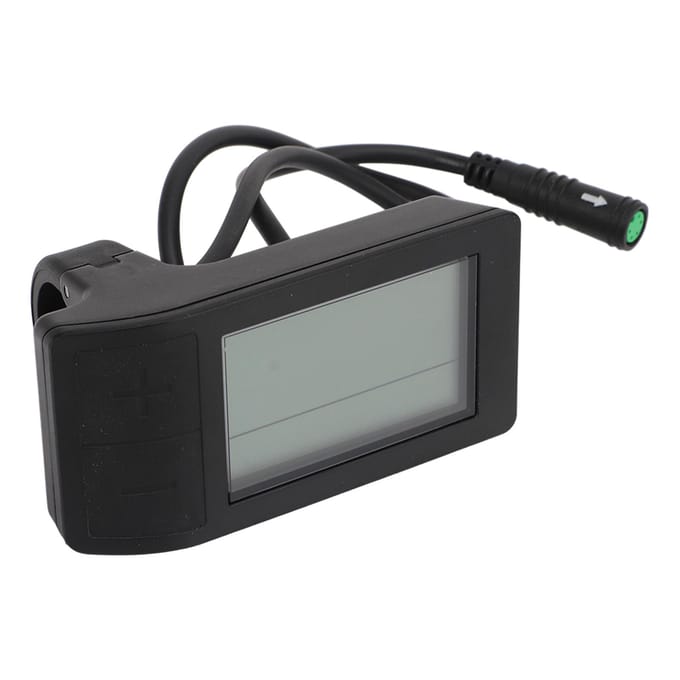 Elektrische Fiets LCD Display Meter Waterdichte 5-pins Connector Fiets Conversie Meter voor Bafang gray