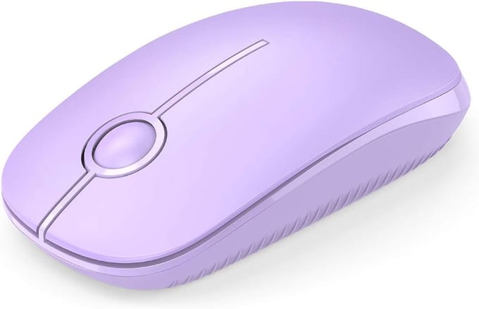 Sounix Draadloze Muis - 2.4G - Laptop en Computer - DPI 1600 - Stil - Paars