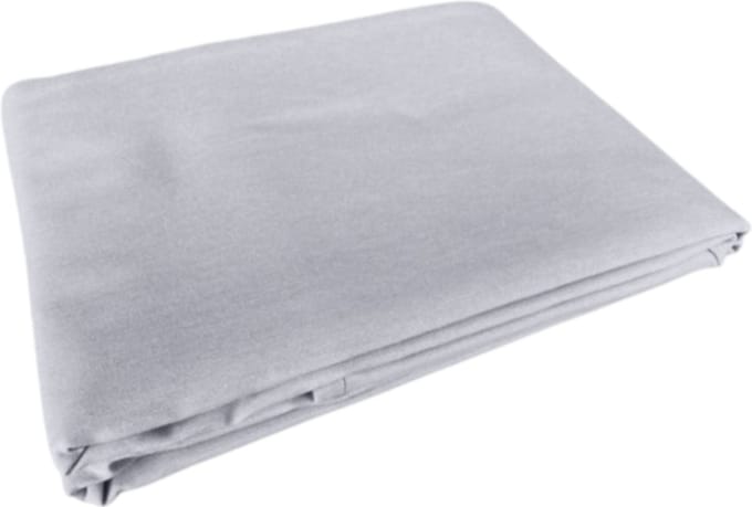 Rond Tafelkleed Loneta – grijs - 180 cm - Stijlvol & Praktisch