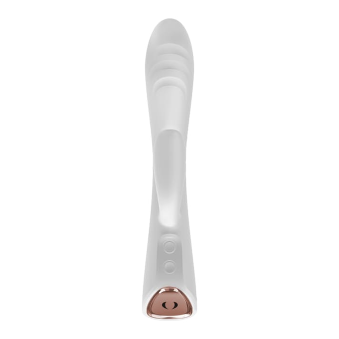 Dorcel - Flexi Rabbit - Verwarmde Tarzan Vibrator - Wit